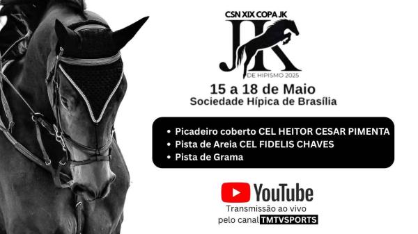 Toda a emoção do evento será transmitida ao vivo 