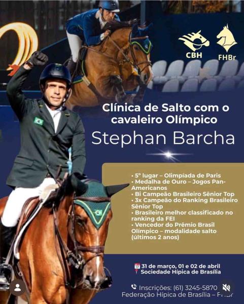 Clínica de Salto com o cavaleiro olímpico Stephan