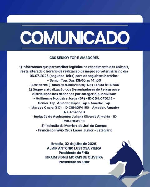COMUNICADO CBS SENI