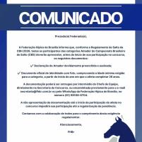 COMUNICADO OFICIAL
